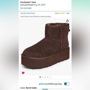 Classic Mini Platform Uggs 🤎